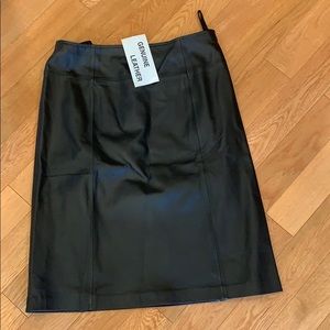 Brand new Leather pencil skirt.